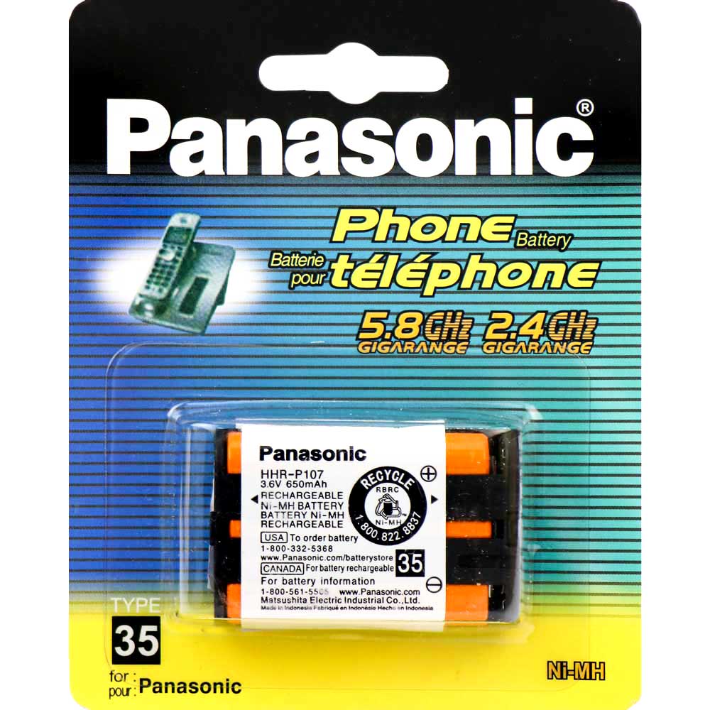 باطری تلفنی برند PANASONIC مدل 107