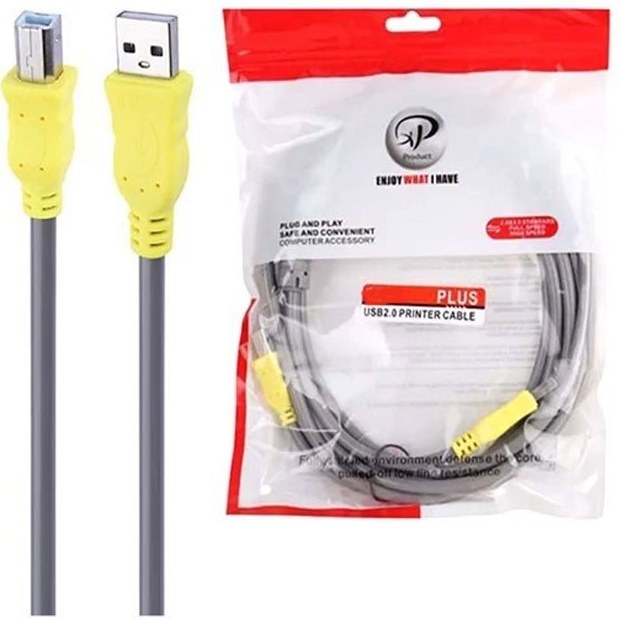 كابل پرينتر زرد xp plus 3m